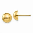thumbnail image 1 of Primal Gold 14K Yellow Gold 8mm Half Ball Post Earrings, 1 of 4