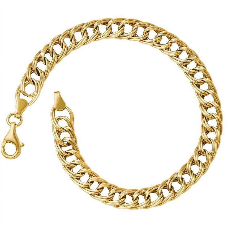 Wide Fancy Link Chain Bracelet
