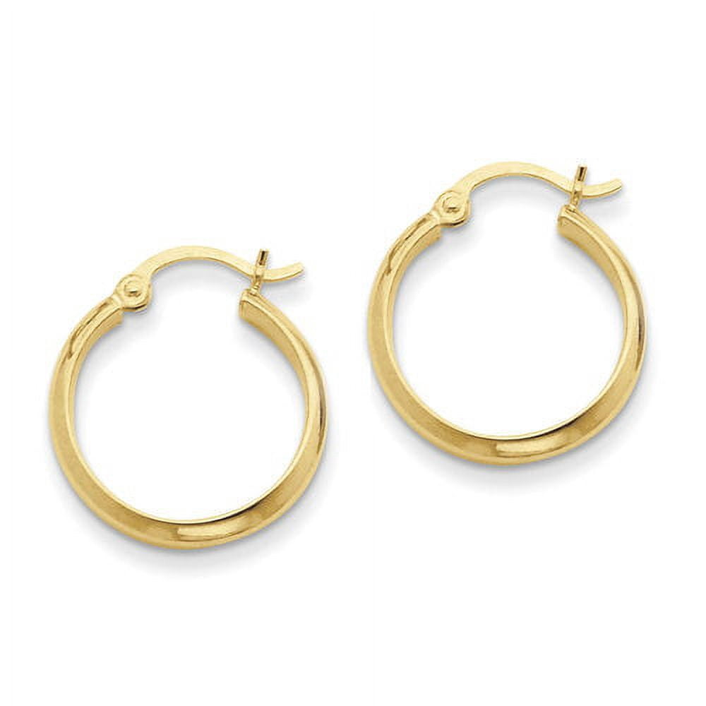 Primal Gold 14K Yellow Gold Hoop Earring