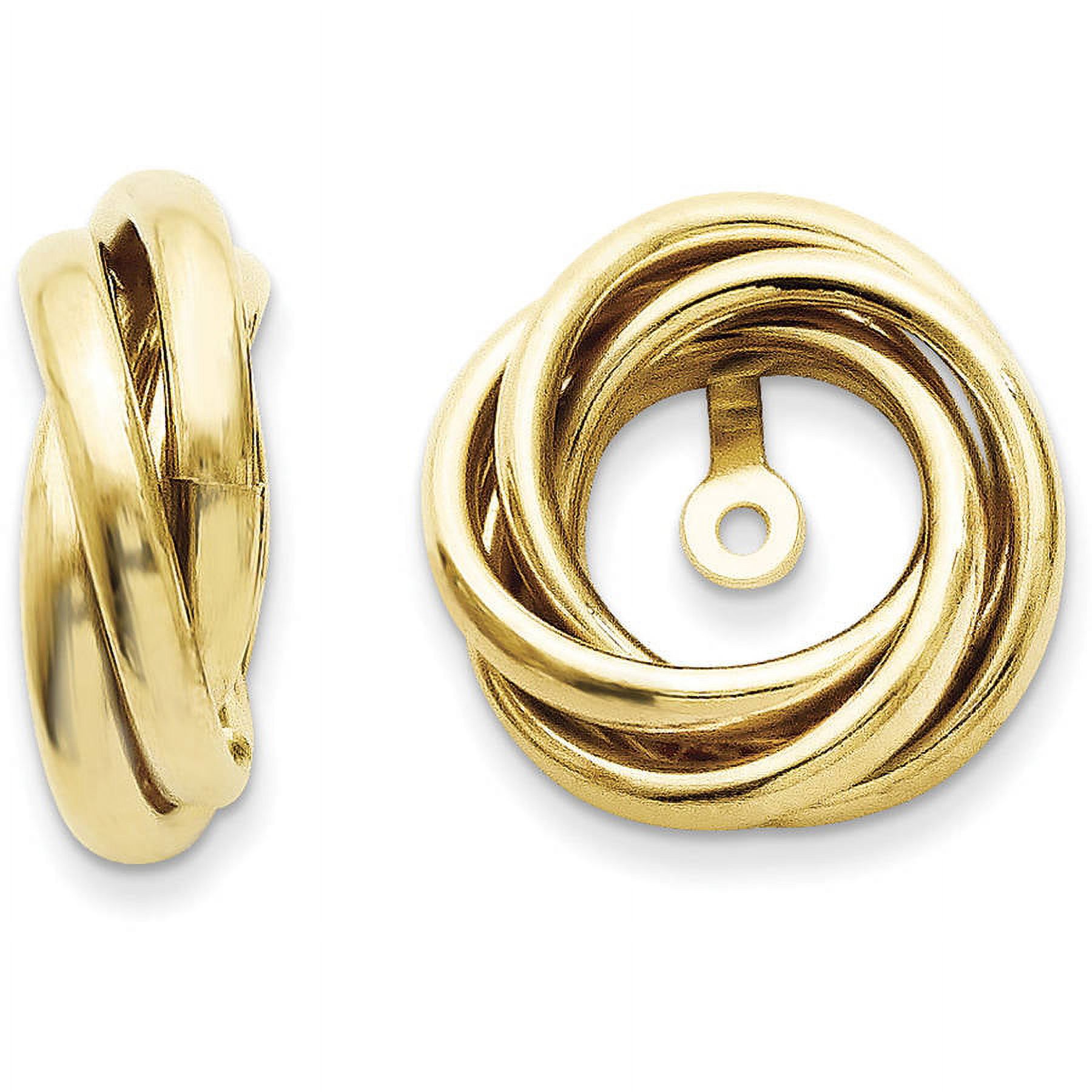 Primal Gold 14K Yellow Gold Love Knot Earring Jackets