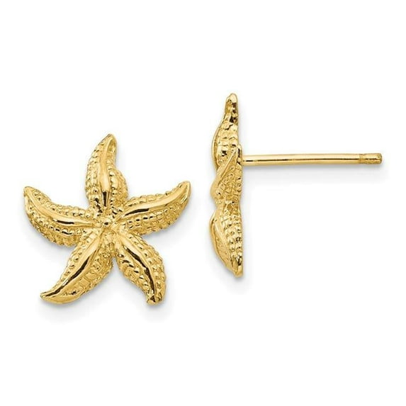 Primal Gold 14K Yellow Gold Starfish Earrings