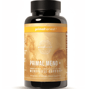 Primal Harvest Meno+ Menopause Support with Saffron & Chinese Herbs Support Mood, Menopausal Symptom Relief, & General Well-Being
