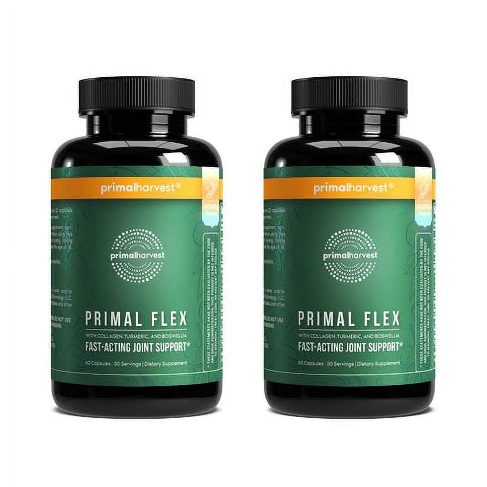 Primal Harvest Joint Support Capsules with BioCell Collagen, Turmeric & Boswellia, 120 Count, 2-Pack