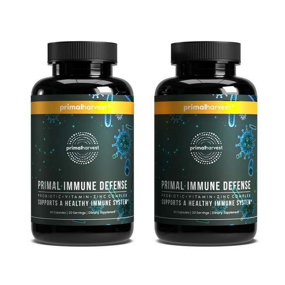 Primal Harvest Primal Immune Defense 2 Pack: 120 Capsules