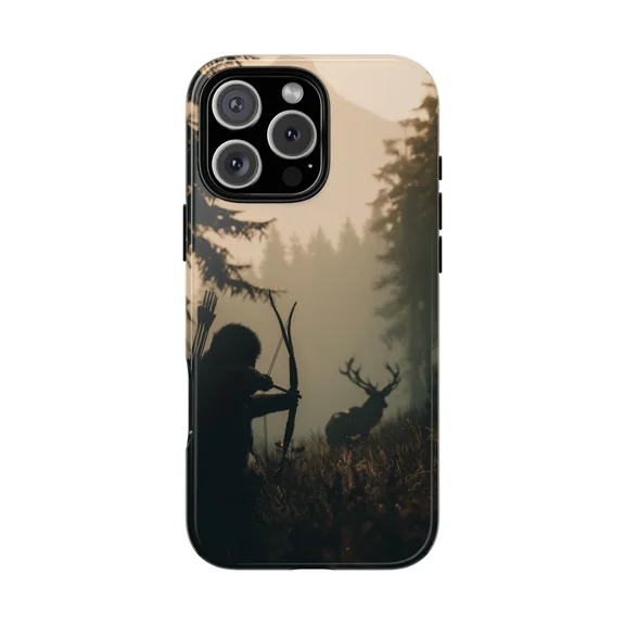 Primal Hunter Archery Deer Forest Wildlife Scene Case 17 through 11 Pro Max