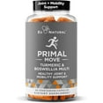 thumbnail image 1 of Primal Joint & Mobility Support - Advanced Joint Support Supplement for Women and Men - Turmeric, Boswellia, Ginger and Boron for Whole-Body Flexibility, Joint Health & Comfort - 60 Veg Soft Capsules, 1 of 10