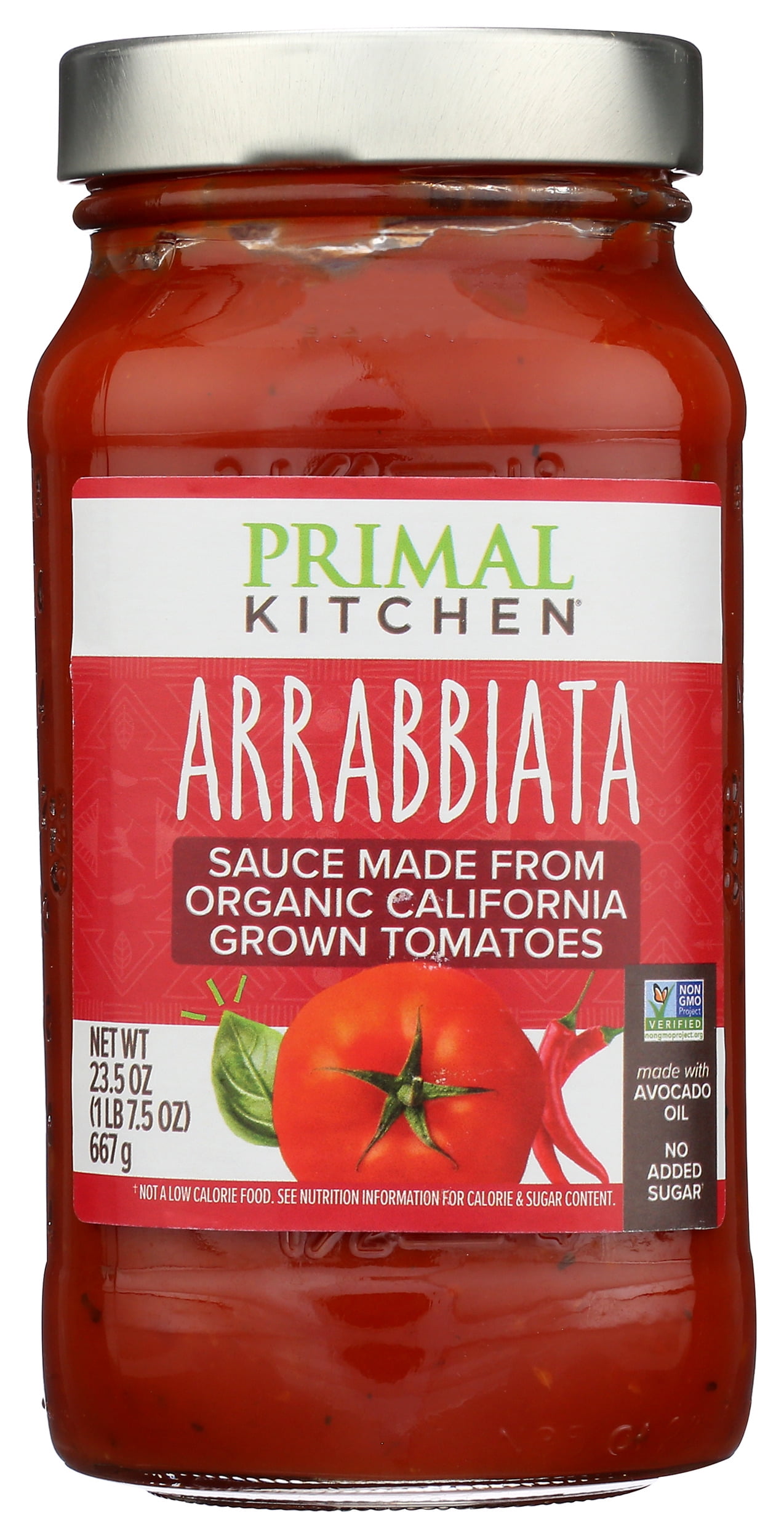 Primal Kitchen , Arrabbiata Marinara Sauce , 23.5 Ounce, Pack Of 6