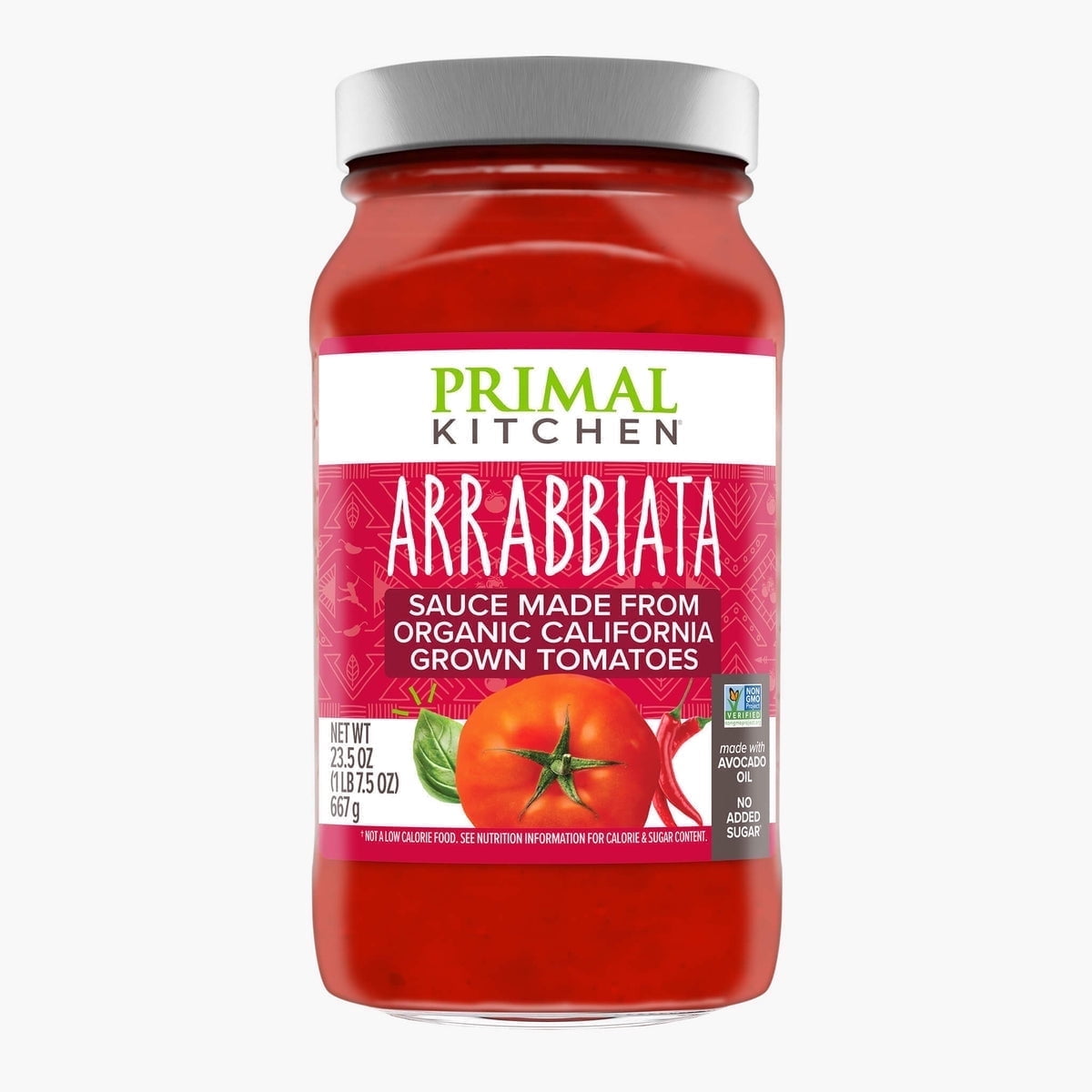 Primal Kitchen Arrabbiata Marinara Sauce - 23.5 oz Pack of 3
