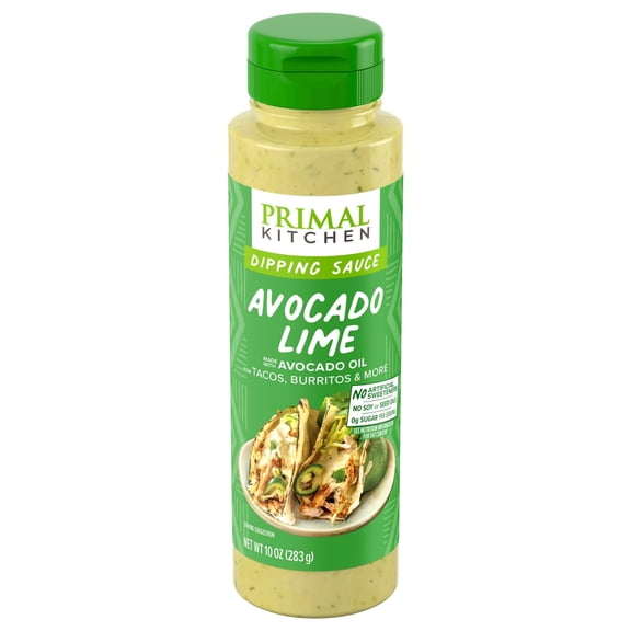 Primal Kitchen Avocado Lime Dipping Sauce, 10 oz