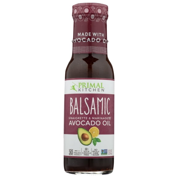 Primal Kitchen Balsamic Vinaigrette and Marinade with Avocado Oil, 8 Ounce -- 6 per case