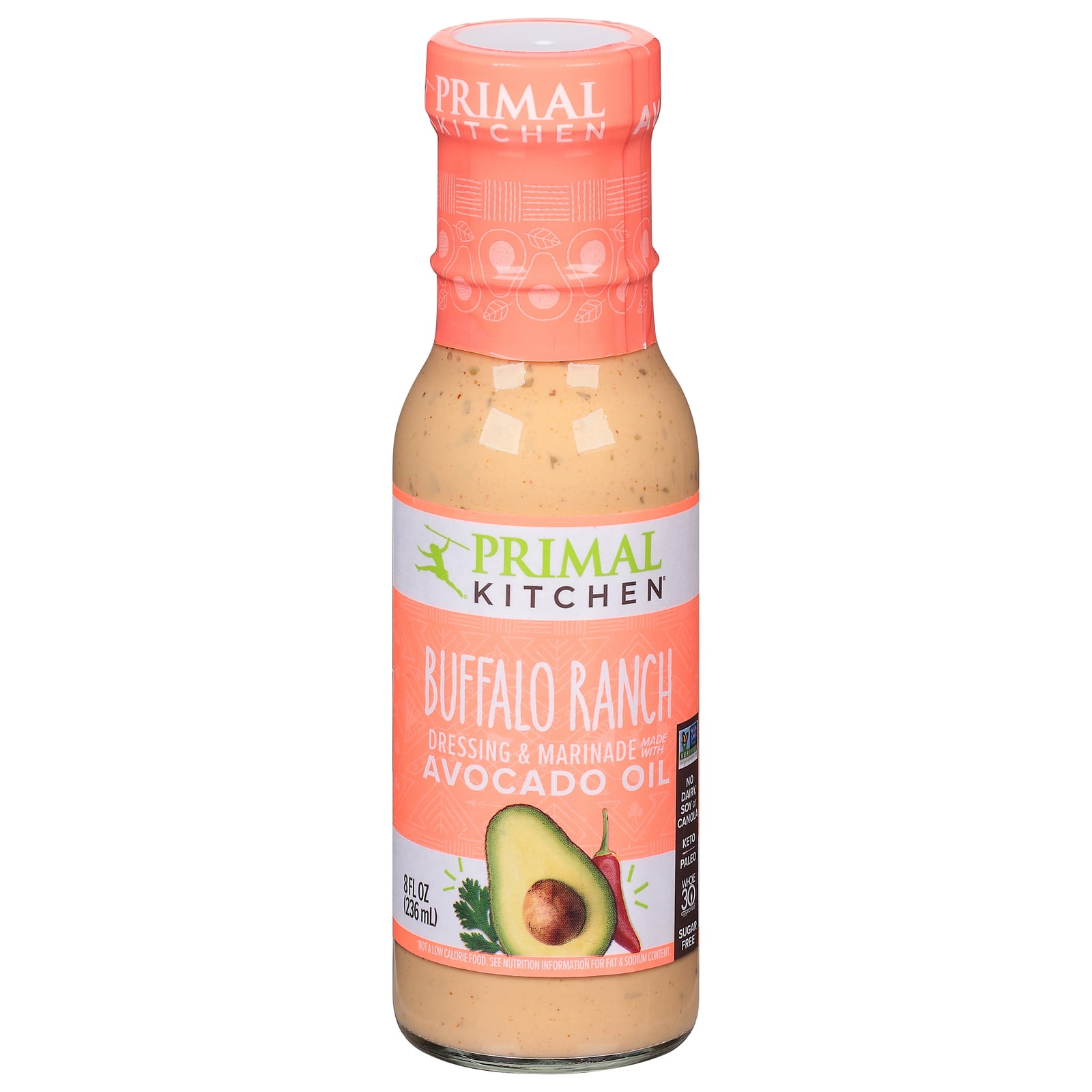 Buf Ranch Primal Kitchen - Buff Ranch Avo Oil - CS of 6-8 OZ - Walmart.com