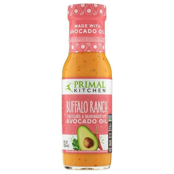 Primal Kitchen Buffalo Ranch Dressing Made with Avocado Oil, 8 fl oz - 3 pack