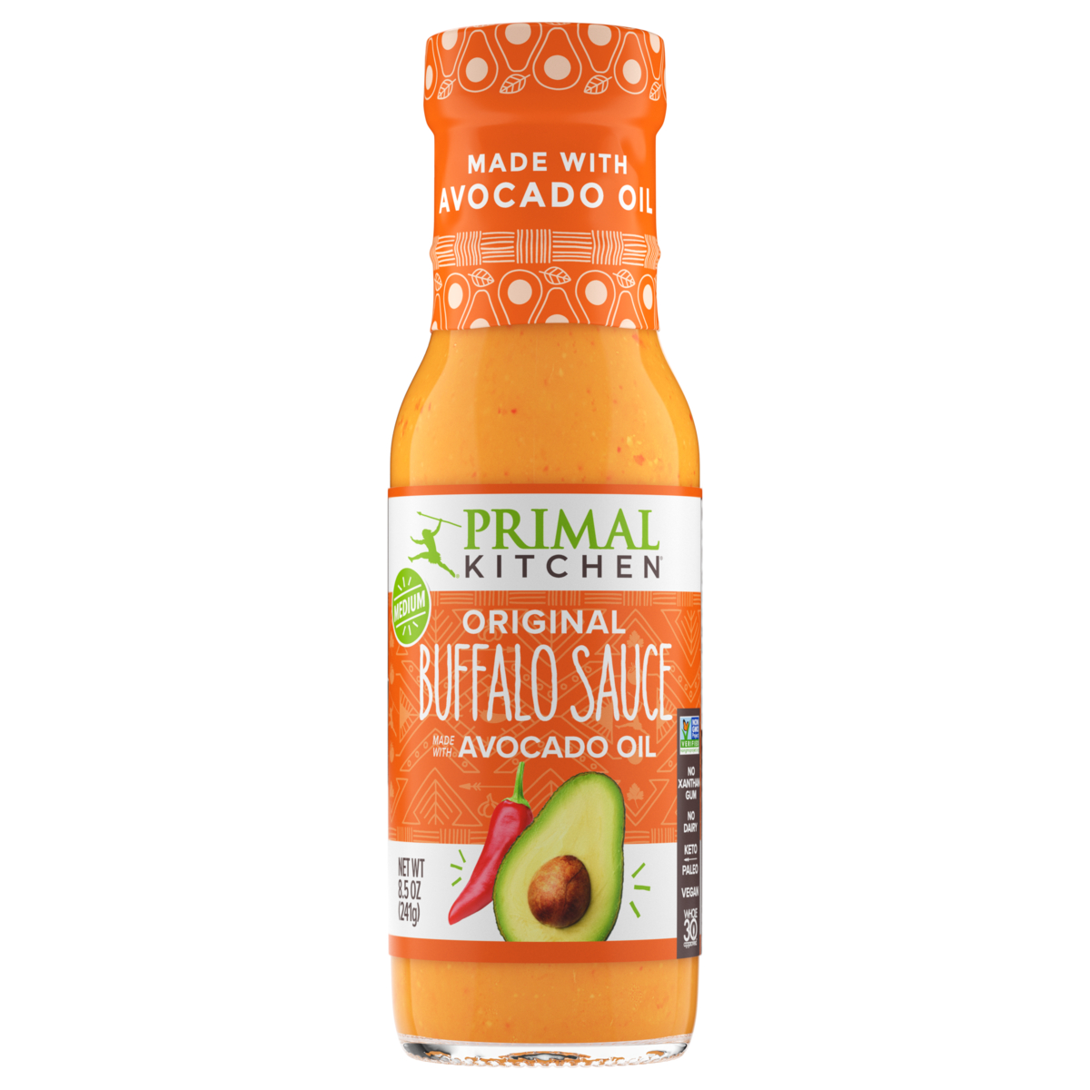 Primal Kitchen Chipotle Lime Mayo Avocado Oil Real Mayonnaise, 12 fl oz