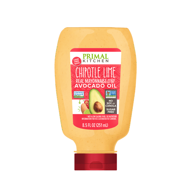 Primal Kitchen Chipotle Lime Mayo 8.5 fl oz Squeeze Mayo - 2 count