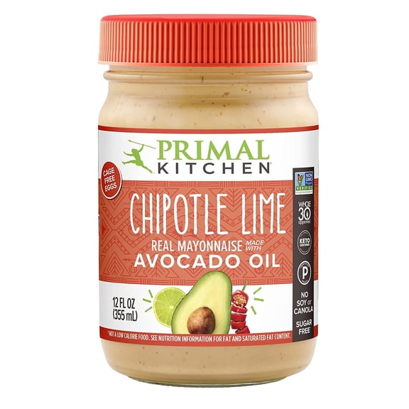 Primal Kitchen, Chipotle Lime Mayonnaise with Avocado Oil, 12 fl oz