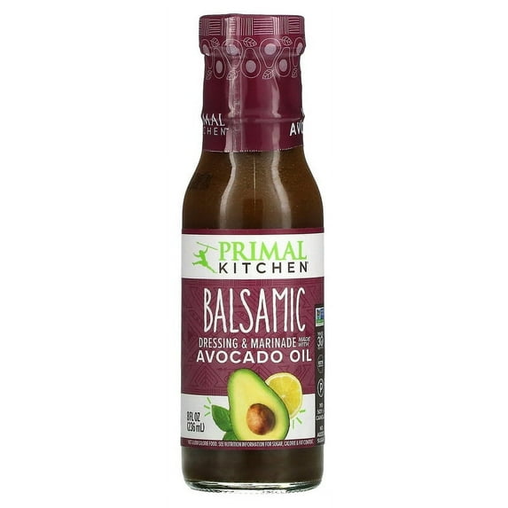 Primal Kitchen, Dressing & Marinade Made with Avocado Oil, Balsamic, 8 fl oz Pack of 3