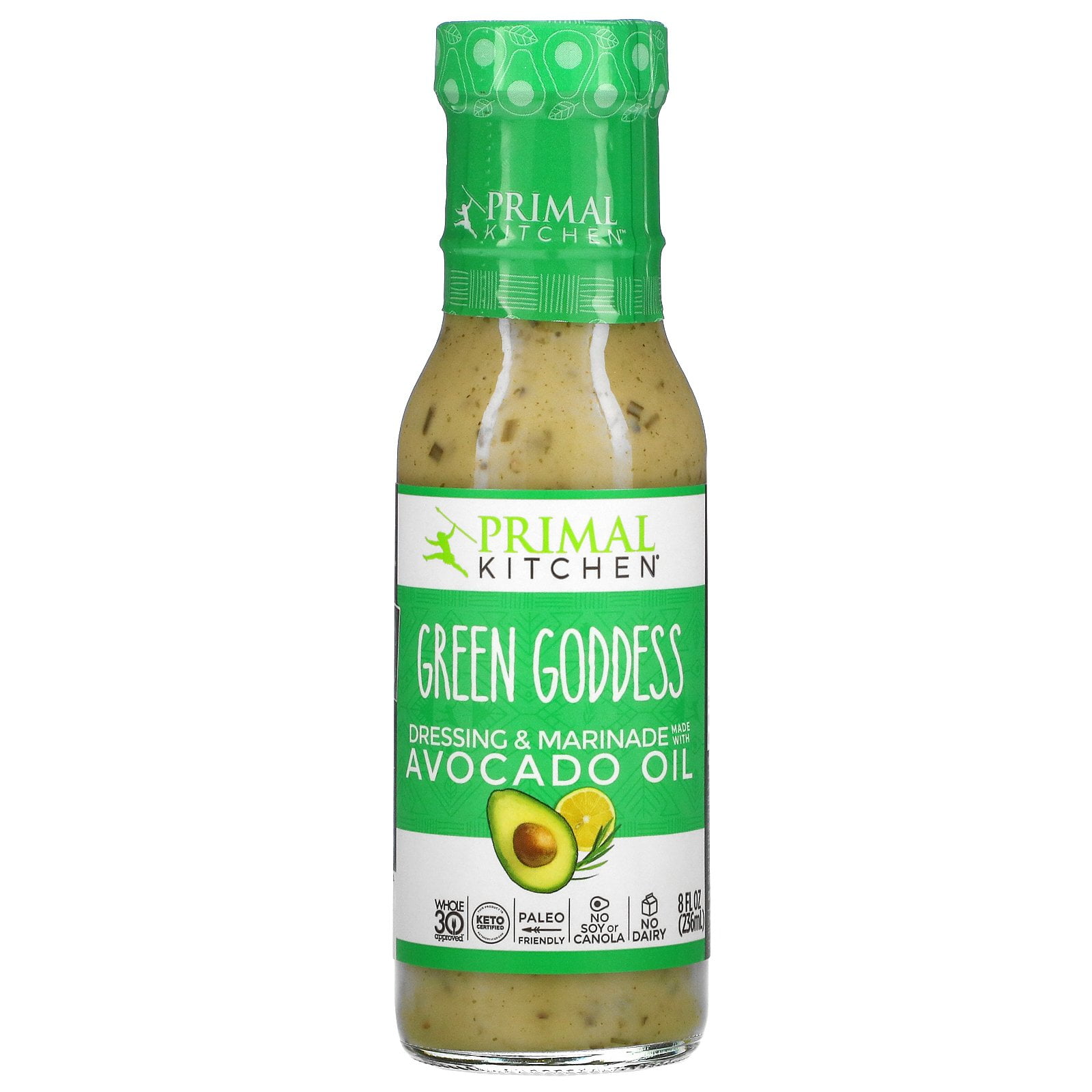 Primal Kitchen, Dressing & Marinade Made with Avocado Oil, Green