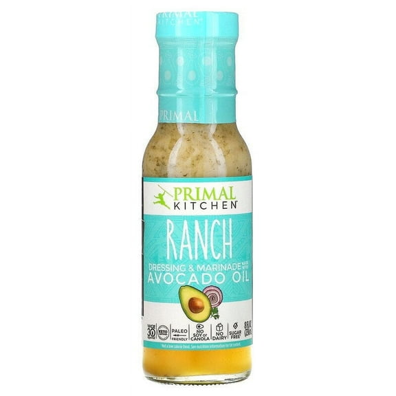 Primal Kitchen, Dressing & Marinade Made with Avocado Oil, Ranch, 8 fl oz Pack of 2