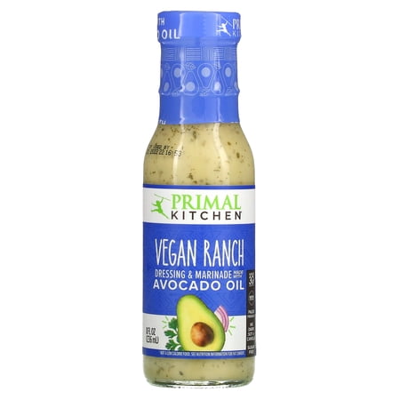 Primal Kitchen, Dressing Marinade Made with Avocado Oil, Vegan Ranch, 8 fl oz (236 ml)