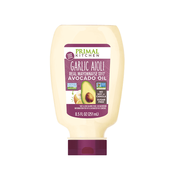 Primal Kitchen Garlic Aioli Mayo Squeeze Bottle, 8.5oz