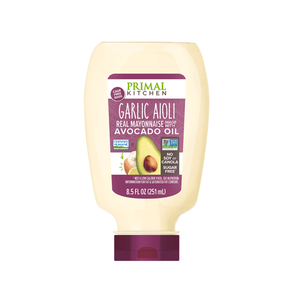 Primal Kitchen Garlic Aioli Mayo Squeeze Bottle, 8.5oz