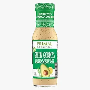 Primal Kitchen Green Goddess Salad Dressing & Marinade made with Avocado Oil, Whole30 Approved, Paleo Friendly, and Keto Certified, 8 Fluid Ounces ( Pack of 2 )