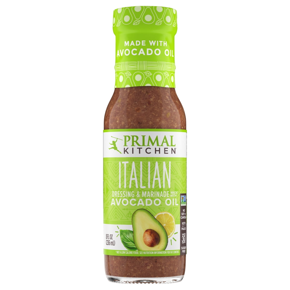 Primal Kitchen Caesar Salad Dressing & Marinade made with Avocado Oil,  Whole30 Approved, Paleo Friendly, and Keto Certified, 8 Fluid Ounces