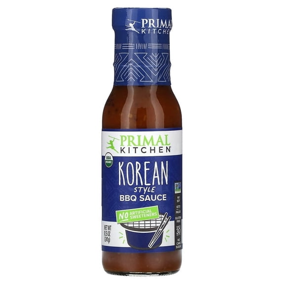 Primal Kitchen, Korean Style BBQ Sauce, 8.5 oz Pack of 2