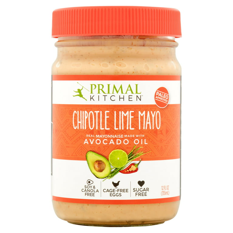 Primal Kitchen Chipotle Lime Mayo - Avocado Oil - Case of 6 - 12 oz.