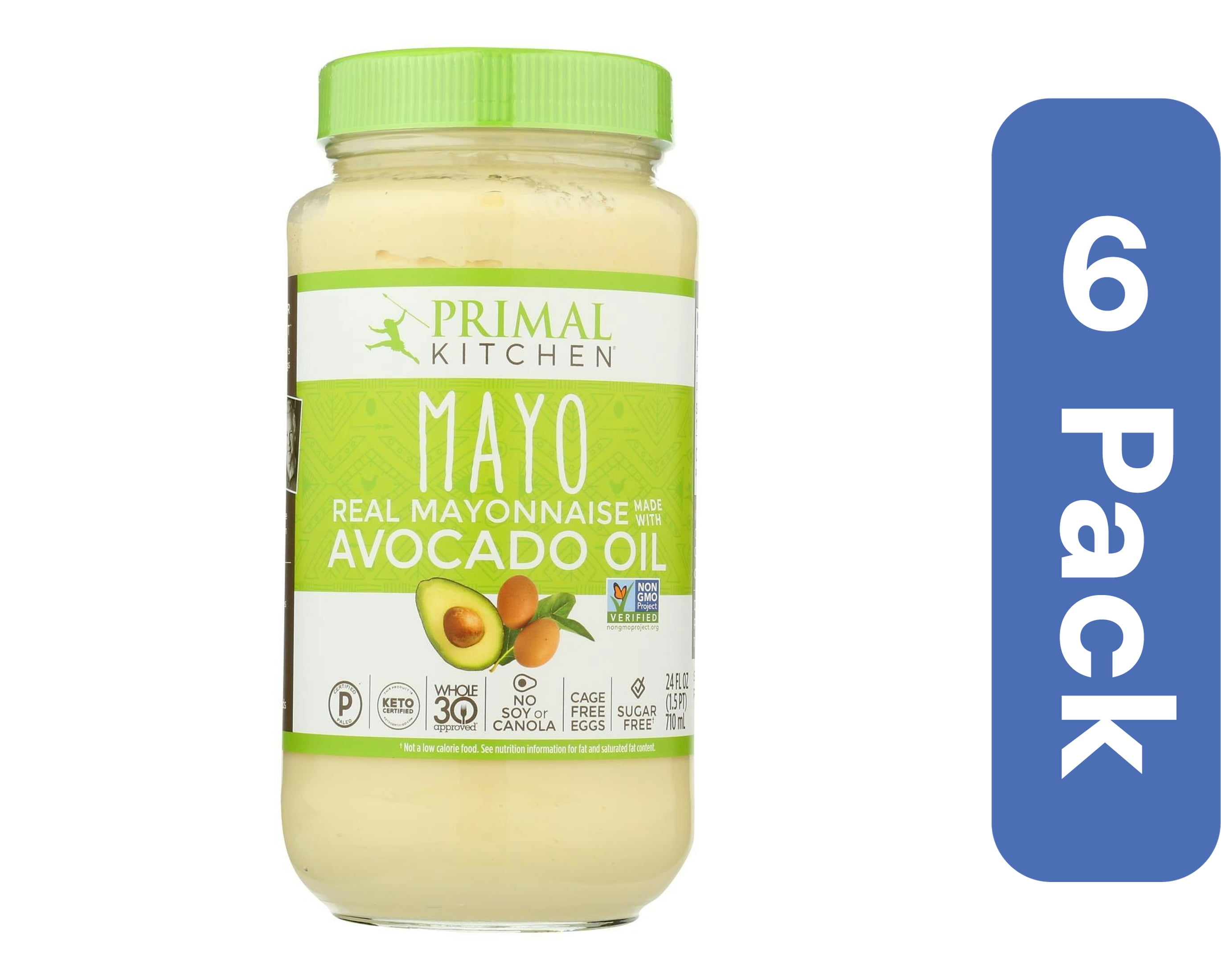 Primal Kitchen Mayo with Avocado Oil 24 oz (Pack of 6)