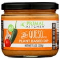 Primal Kitchen Mild Queso Style Plant Based Dip 11.5 oz Pack of 4