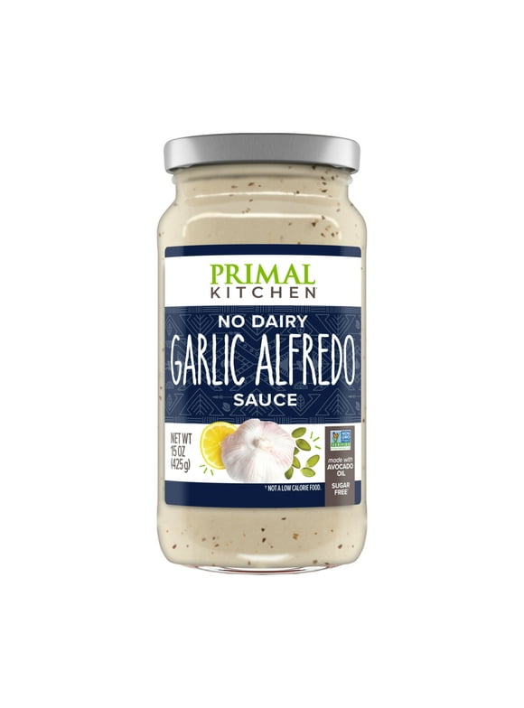 Primal Kitchen No Dairy Garlic Alfredo Sauce 15 oz