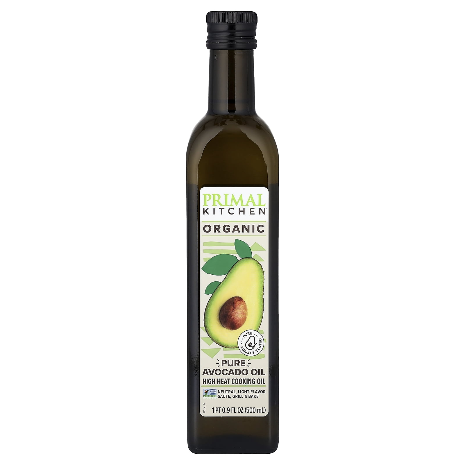 Primal Kitchen Organic Pure Avocado Oil, 1 pt 0.9 fl oz (500 ml)