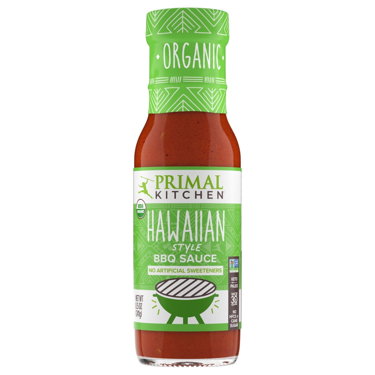 Primal Kitchen BBQ Sauce, Organic, Hawaiian Style - 8.5 oz