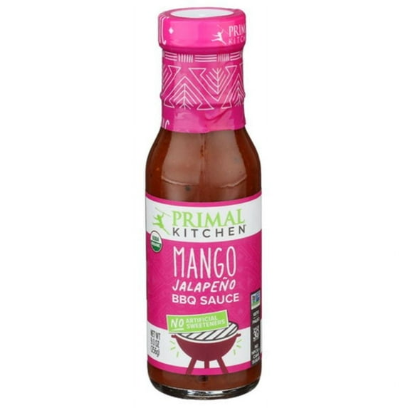 2X - Primal Kitchen Organic Mango Jalapeno BBQ Sauce 9 oz