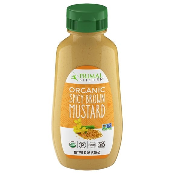 Primal Kitchen Organic Spicy Brown Mustard 12 oz