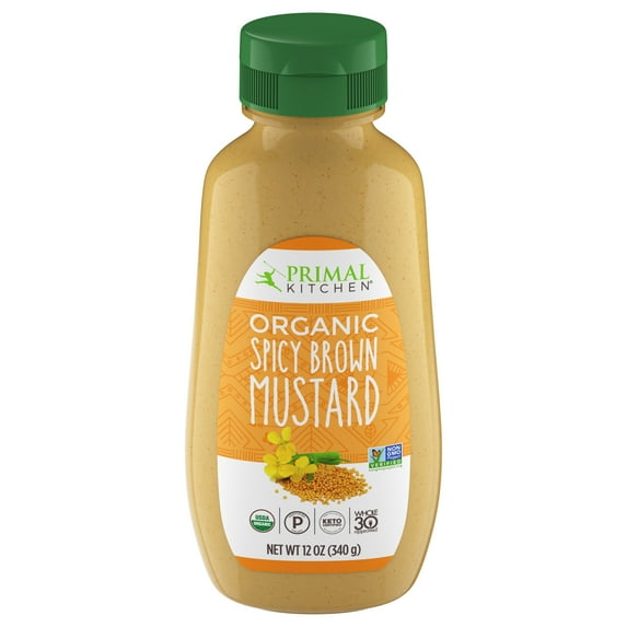 Primal Kitchen Organic Spicy Brown Mustard 12 oz