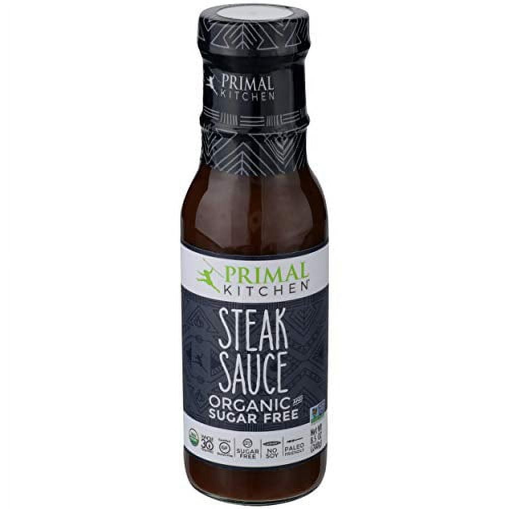 Primal Kitchen Organic Steak Sauce and Marinade, 8.5 OZ