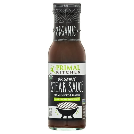 Primal Kitchen Steak Sauce, Organic and Sugar Free, 8.5 oz