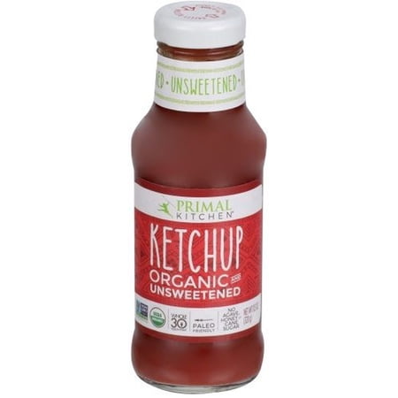 Primal Kitchen Organic Unsweetened Ketchup, 11.3 Ounce -- 12 per Case.