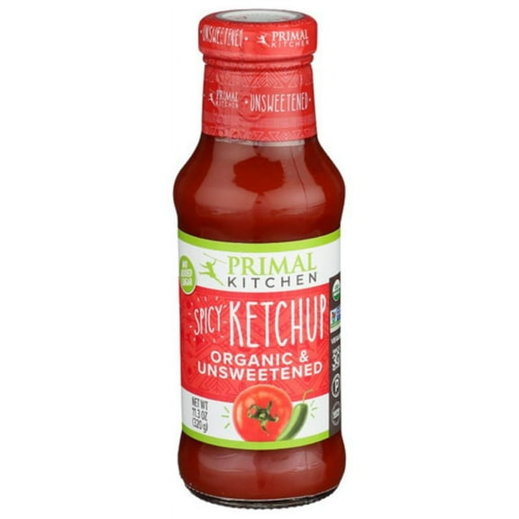 Pack of 2 - Primal Kitchen Organic Spicy Ketchup Unsweetened, 11.3 oz