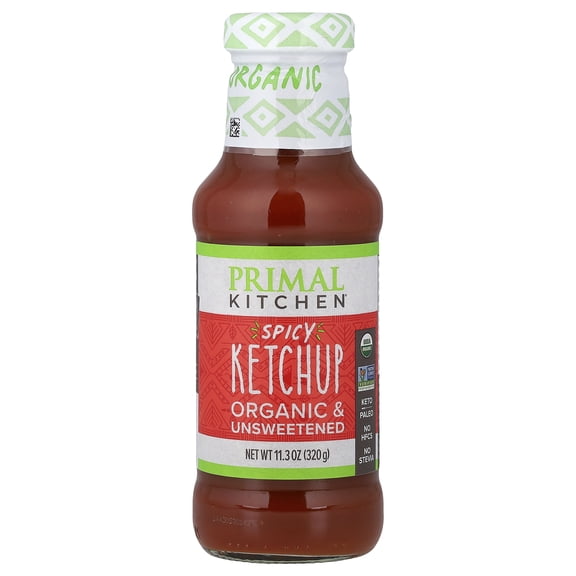 Primal Kitchen Organic & Unsweetened Spicy Ketchup 11.3 oz