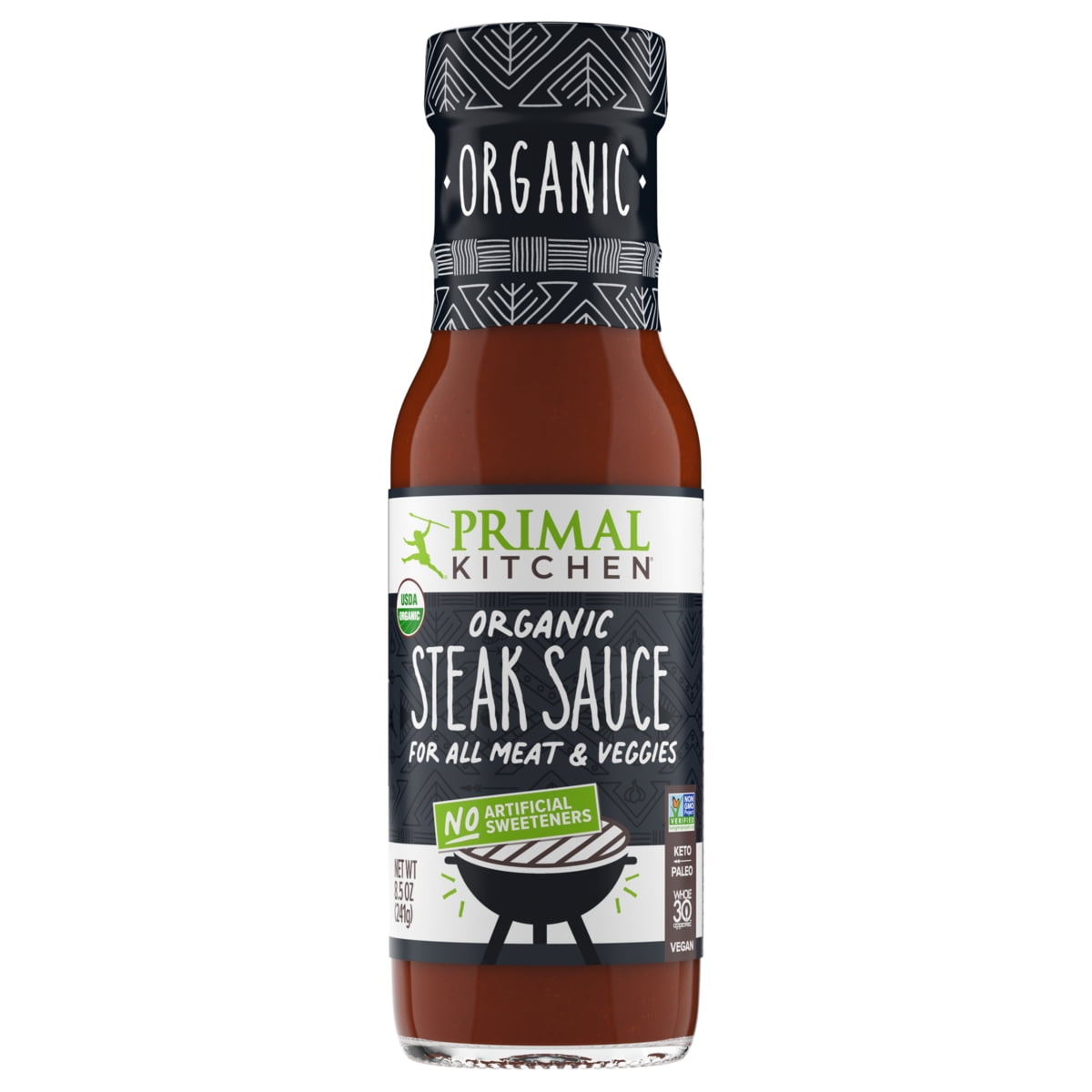 Primal Kitchen Organic and Sugar Free Steak Sauce 8.5 oz