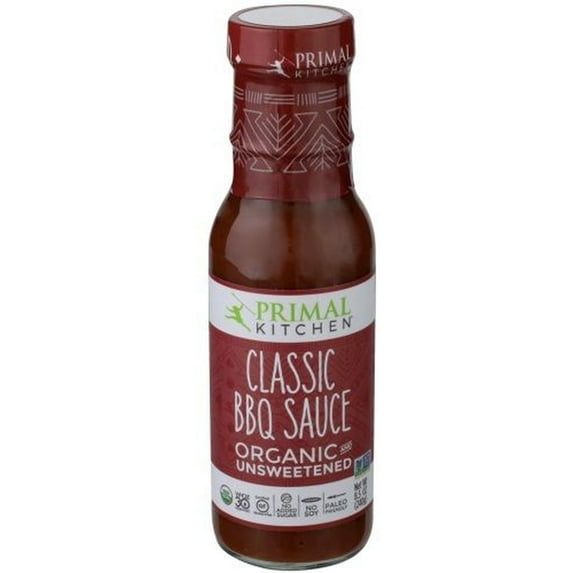 Primal Kitchen Organic and Unsweetened Classic BBQ Sauce, 8.5 Ounce -- 6 per Case.
