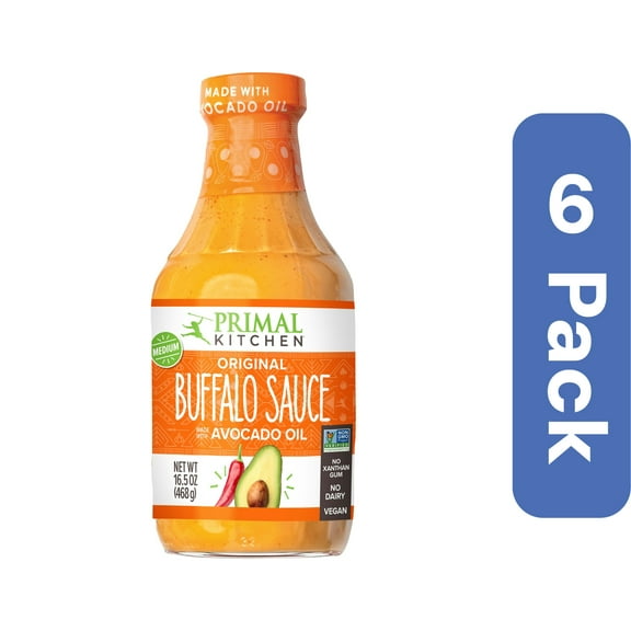 Primal Kitchen Original Buffalo Sauce 16.5 oz (Pack Of 6)