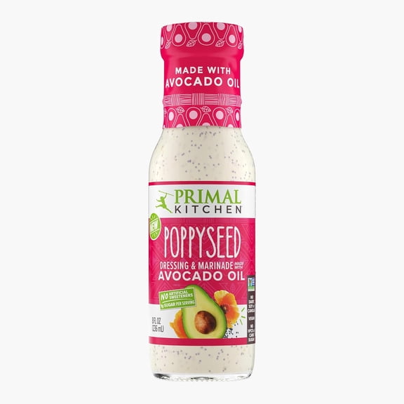 Primal Kitchen Poppy Seed Dressing with Avocado Oil (6 Pack) 8 fl oz