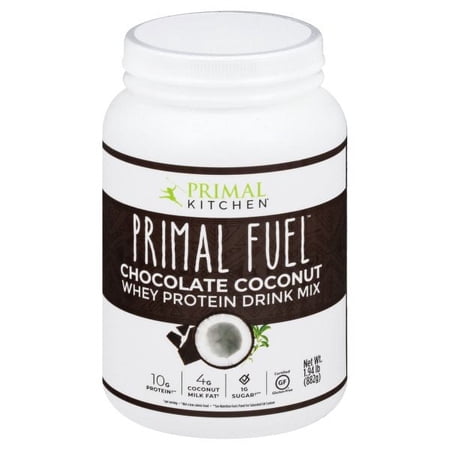 Primal Kitchen - Primal Fuel Whey Protein Drink Mix Chocolate Coconut - 1.94 lbs.