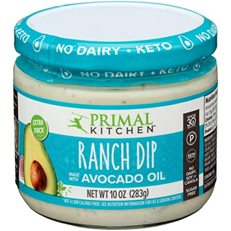 Primal Kitchen Dip, Ranch, Extra Thick - 10 oz