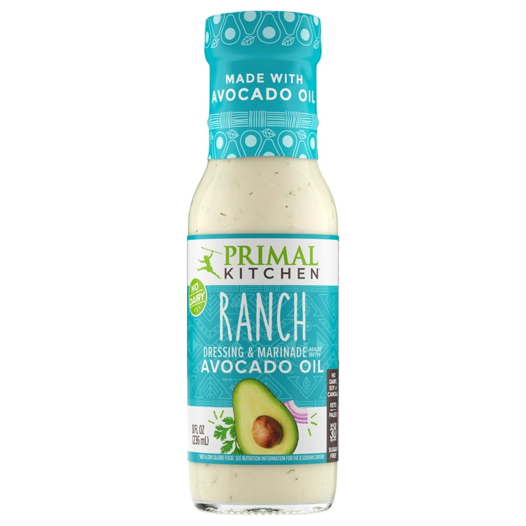 Buy Primal Kitchen Ranch Avocado Oil Dressing - it's pescatarian, gluten  free, vegetarian & organic