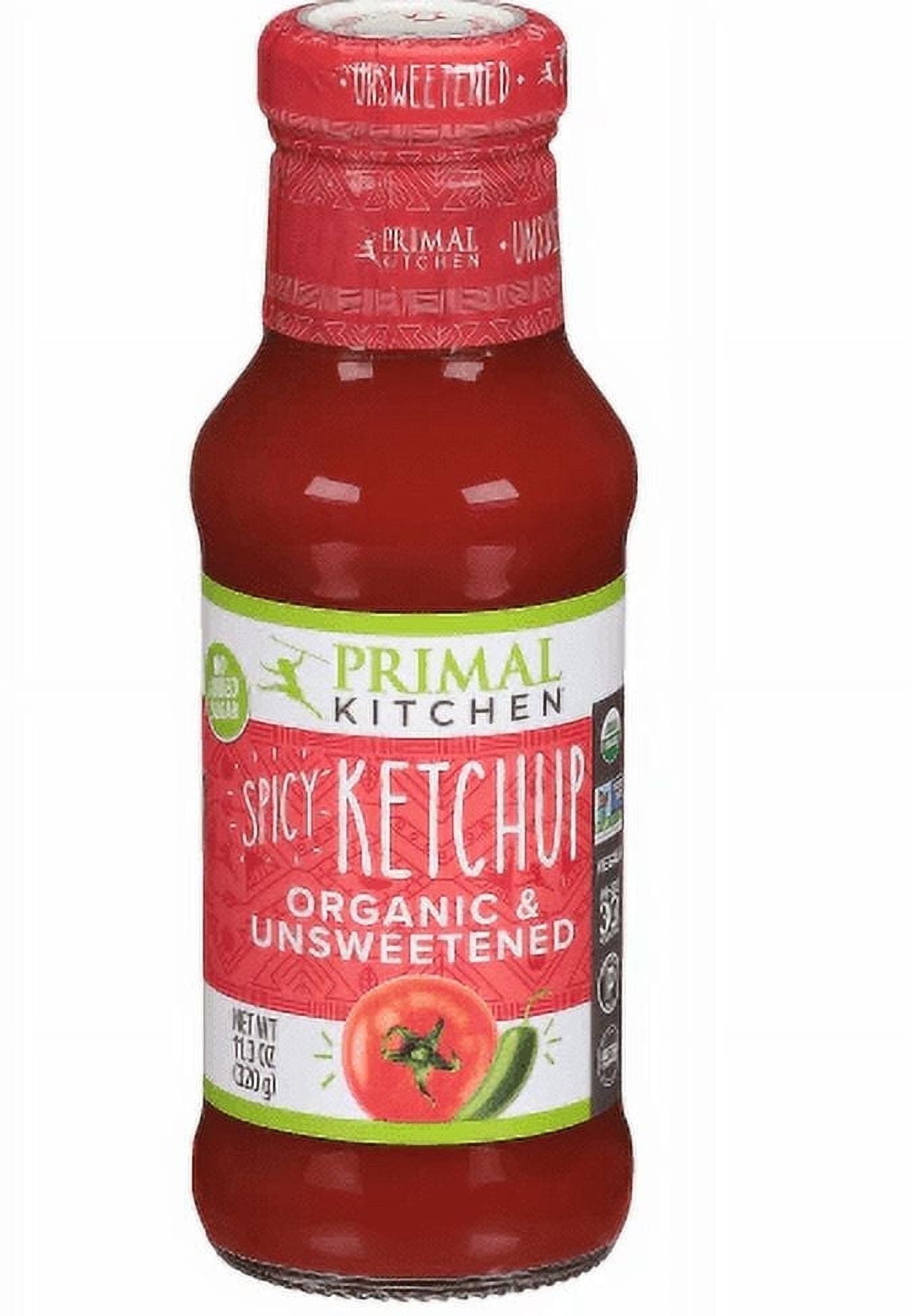 Primal Kitchen Spicy Ketchup Organic and Unsweetened -- 11.3 oz
